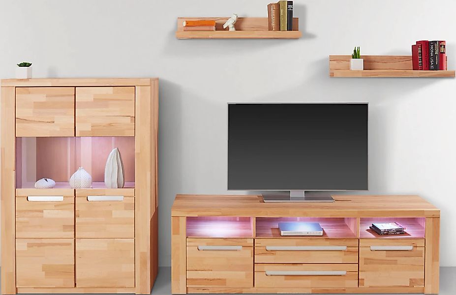 Home affaire Wohnwand "Kolding" Set, 4 Stk. tlg. günstig online kaufen