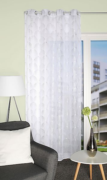 HOME WOHNIDEEN Vorhang SUNRISE, Ösen (1 günstig online kaufen