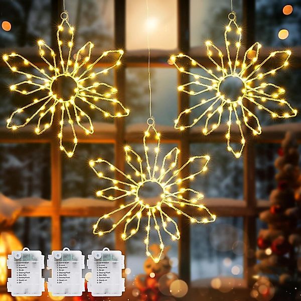 Elegear LED-Lichterkette 0.8M Lichtervorhang mit haken günstig online kaufen