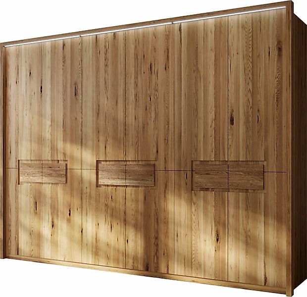 Home affaire Kleiderschrank "Ambroise, aus Wildeiche, inkl. Passepartout" M günstig online kaufen