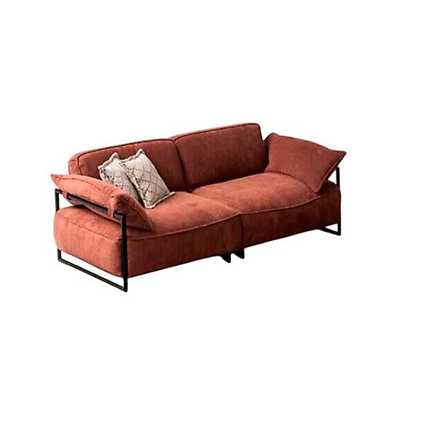 Xlmoebel Sofa Sitzmöbel Luxus 3 Platz Rosa Textil Sofa für Wohnzimmer Desig günstig online kaufen