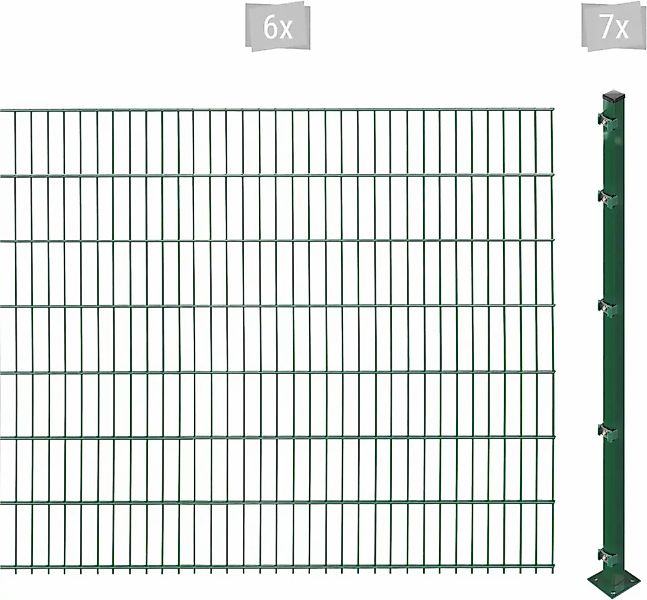 Arvotec Doppelstabmattenzaun "ESSENTIAL 143 zum Aufschrauben", Zaunhöhe 143 günstig online kaufen