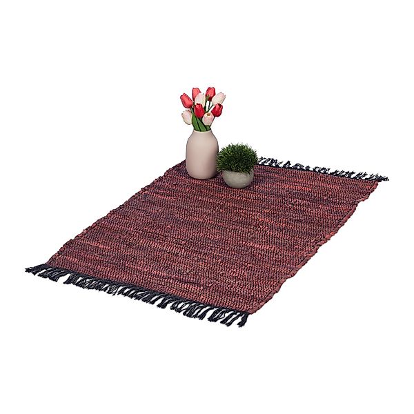 relaxdays Läufer Flickenteppich 60x100 cm, Höhe: günstig online kaufen