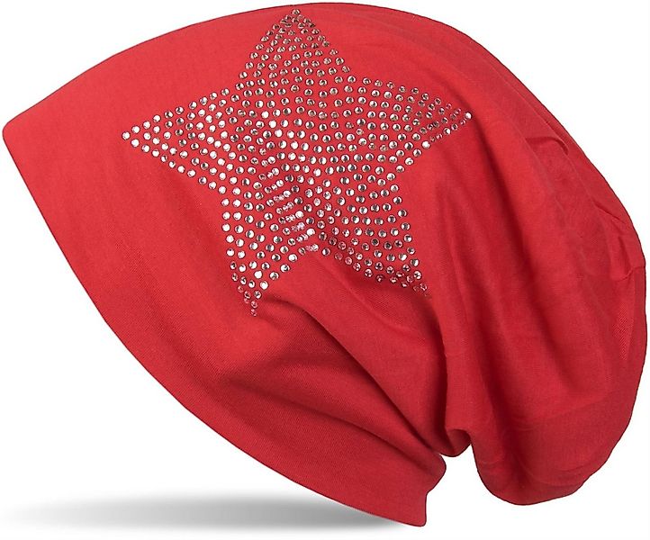 styleBREAKER Beanie Leichte Beanie mit Strass Stern (1-St) günstig online kaufen