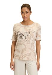 Betty Barclay Kurzarmshirt "Damen Printshirt mit Schmucksteinen" 1 Stk. tlg günstig online kaufen