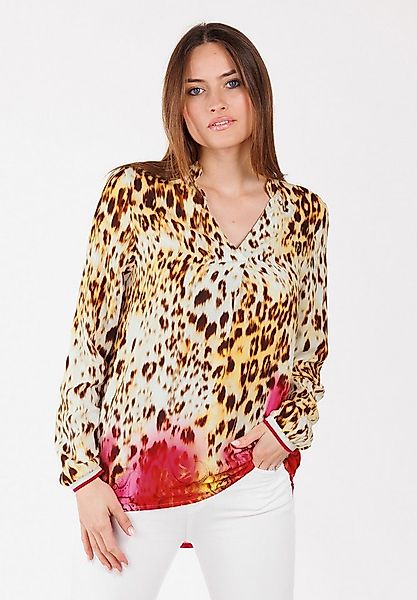 Key Largo Langarmbluse WB FLAVOUR v-neck (1-tlg) günstig online kaufen