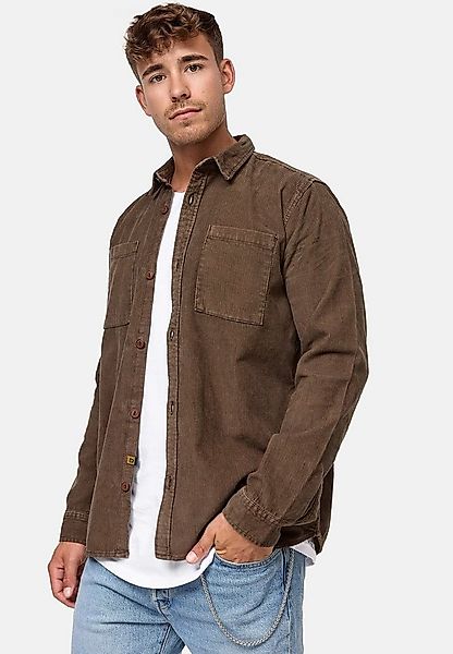 Indicode Langarmhemd Herren Thyge Herrenhemd Langarm günstig online kaufen