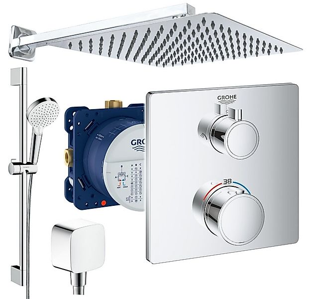 Grohe und Jowi Duscharmatur Grohtherm Grohtherm Duschsystem, mit Hansgrohe günstig online kaufen