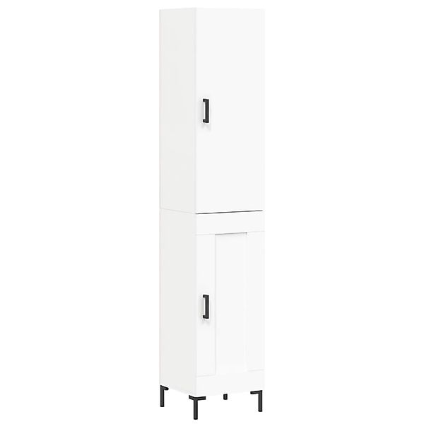 vidaXL Highboard Weiß 34,5x34x180 cm Holzwerkstoff 3199105 günstig online kaufen