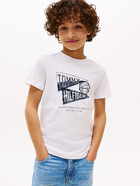 Tommy Hilfiger T-Shirt TEXTURED GRAPHIC PRINT günstig online kaufen