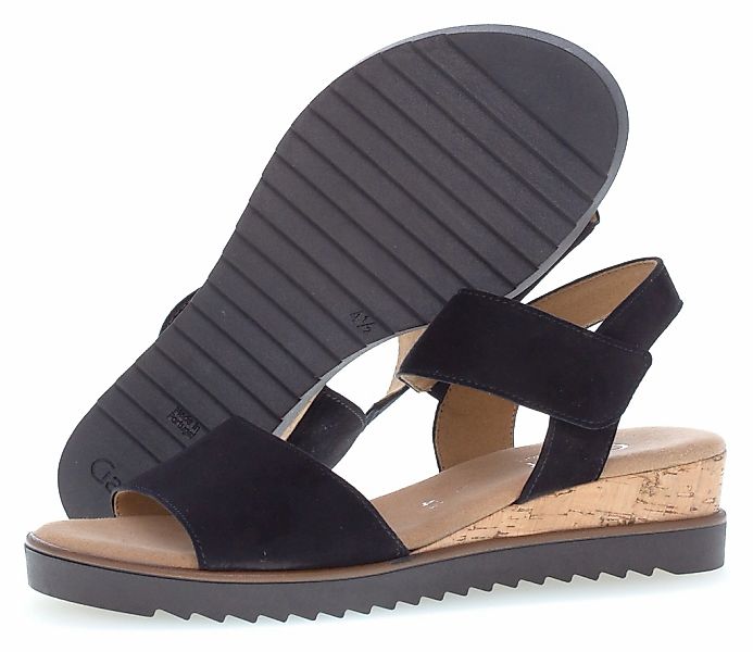 Gabor Keilsandalette "GENUA", Sommerschuh, Sandale, mit kleinem Stretch, We günstig online kaufen