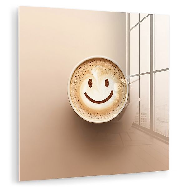 MuchoWow Acrylglasbild Kaffee - Milchschaum - günstig online kaufen