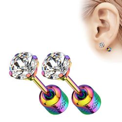 Taffstyle Paar Ohrstecker Ohrringe Chirurgenstahl Ohrstecker günstig online kaufen