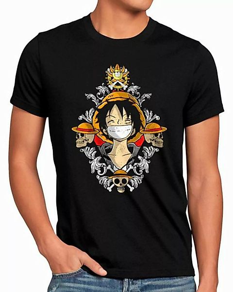 style3 T-Shirt Captain Luffy one piece japan anime luffy manga ruffy günstig online kaufen