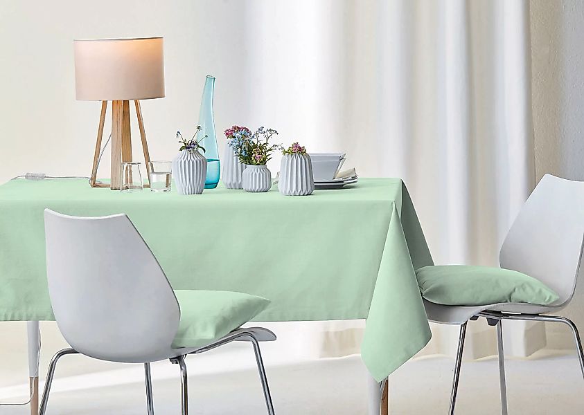 APELT Tischdecke »4362 Rips-Uni«, (1 St.), UNI-BASIC günstig online kaufen