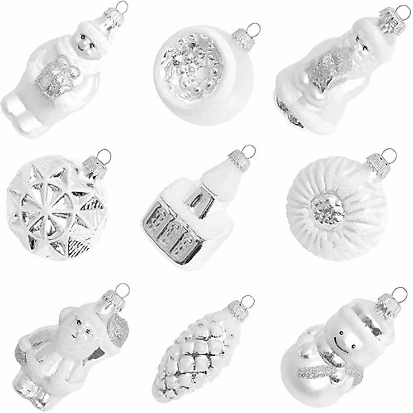 Krebs Glas Lauscha Christbaumschmuck »KGL03402«, (Set, 9 tlg.), Formen- & F günstig online kaufen