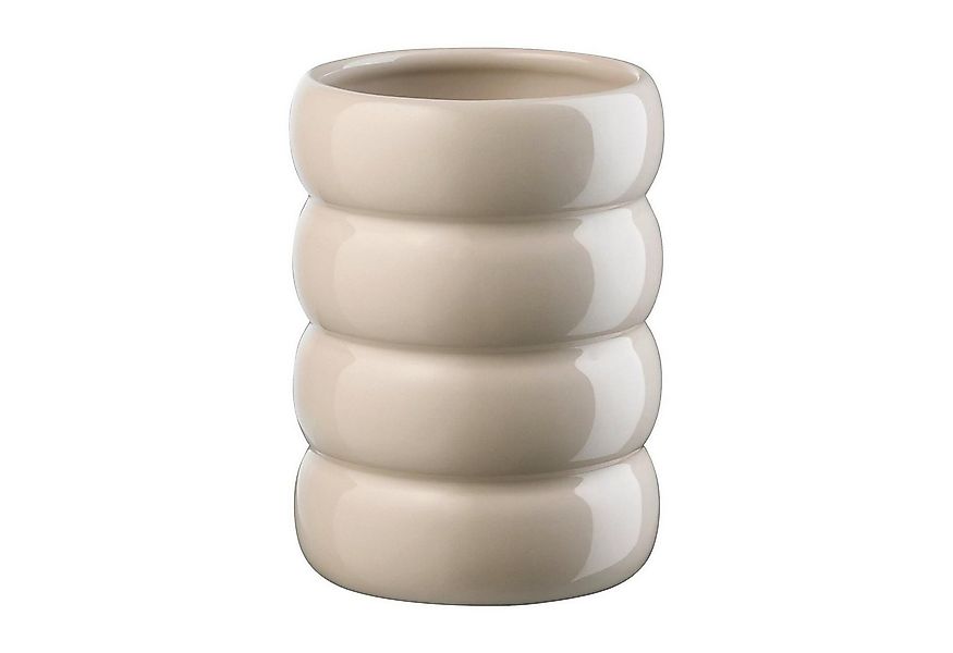 ASA SELECTION Tischvase Vase LOOPY, Beige, Ø 10 x H 16 cm, (1 St), Steingut günstig online kaufen