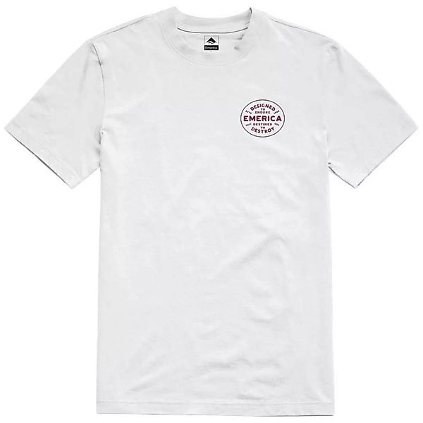 Emerica Destroy Kurzärmeliges T-shirt L White günstig online kaufen