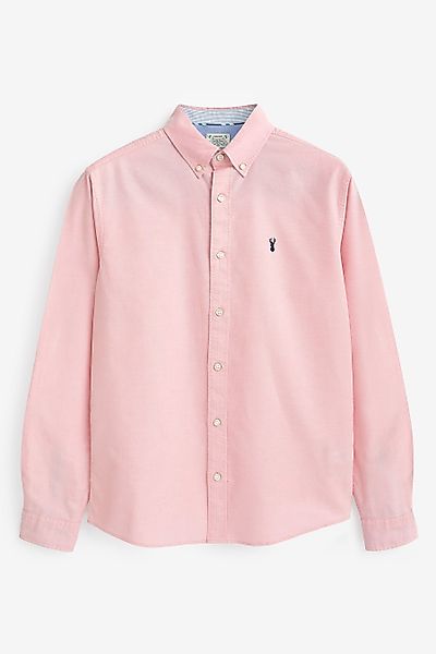 Next Langarmhemd Langärmeliges Oxfordhemd mit Hirsch günstig online kaufen