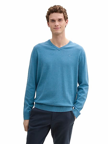 TOM TAILOR Strickpullover Pullover Strickpullover V-Neck günstig online kaufen