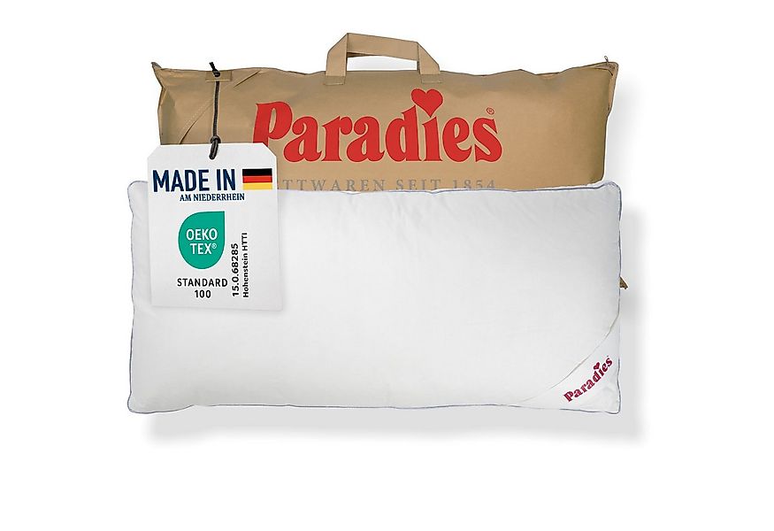 Paradies Kopfkissen Softy Top Bio, Füllung: 100% Polyester, Bezug: 100% Bio günstig online kaufen