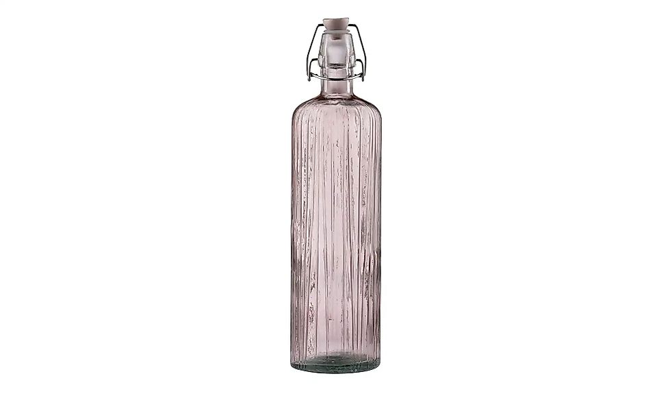 Bitz Wasserflasche  Kusintha ¦ rosa/pink ¦ Glas ¦ Maße (cm): H: 32,5  Ø: 8. günstig online kaufen