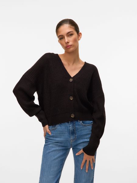 Vero Moda Strickjacke VMLEA LS V-NECK günstig online kaufen