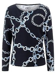 Shirt U-Boot-Ausschnitt Efixelle blau günstig online kaufen