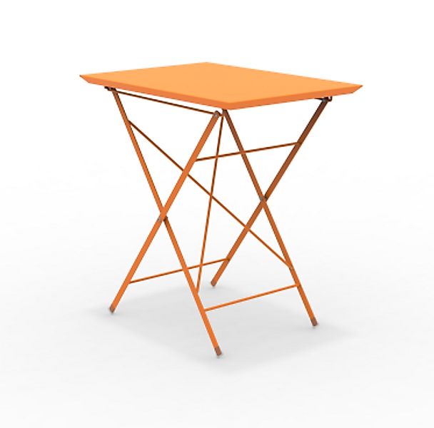 STEP - Faltbarer Gartentisch 70x50 cm orange günstig online kaufen