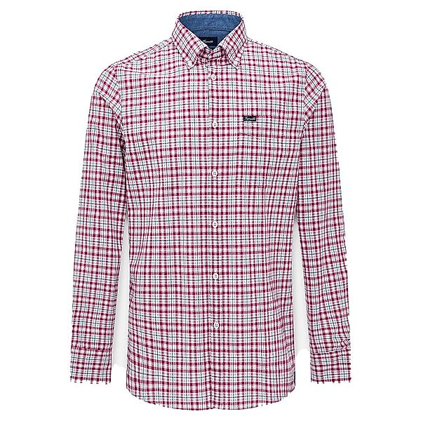 FaÇonnable Sportswear Cont Bd Boucle Check Shirt M Red / Wht / Blu günstig online kaufen