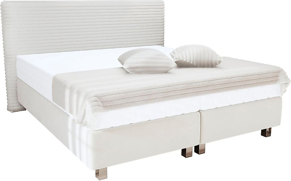 Westfalia Schlafkomfort Boxspringbett "Sven", inkl. Zierkissen, wahlweise m günstig online kaufen