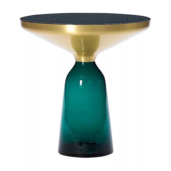 ClassiCon - Bell Side Table Beistelltisch Messing - smaragd-grün/Kristallgl günstig online kaufen