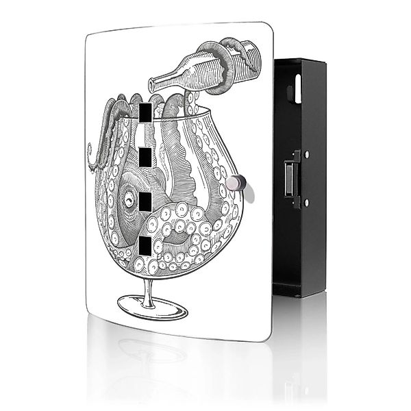 Banjado Design Schlüsselkasten Aus Edelstahl Für 10 Schlüssel 24x21,5x7cm M günstig online kaufen