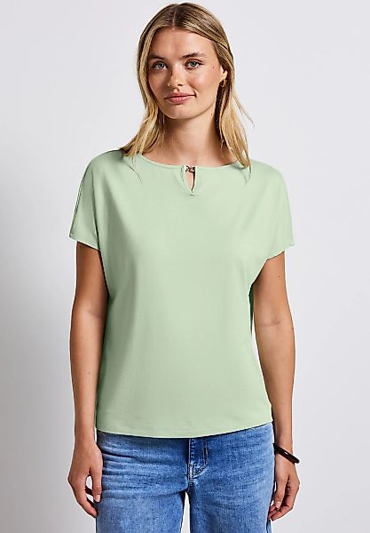 STREET ONE Shirttop mit Cut-Out Detail günstig online kaufen