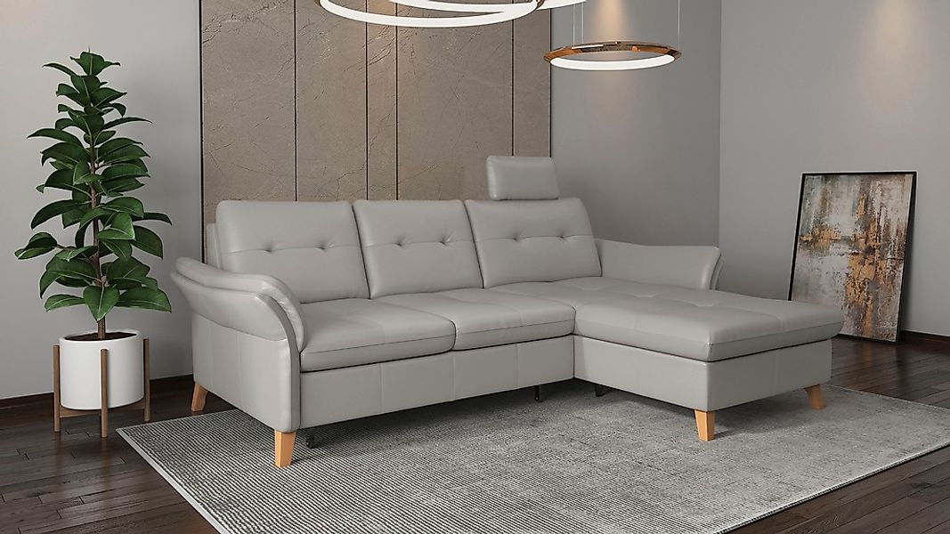 sit&more Ecksofa »Göteborg« Sitztiefenverstellung und Federkern, wahlweise günstig online kaufen