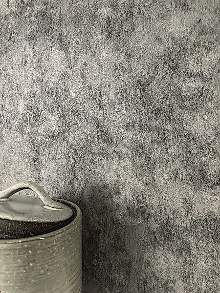 Newroom Vliestapete, Grau Tapete Modern Unifarbe - Universal Einfarbig Dunk günstig online kaufen