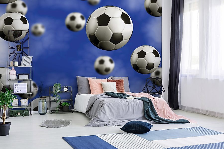 Wallarena Fototapete Kinderzimmer Jungen Fußball Tapete günstig online kaufen