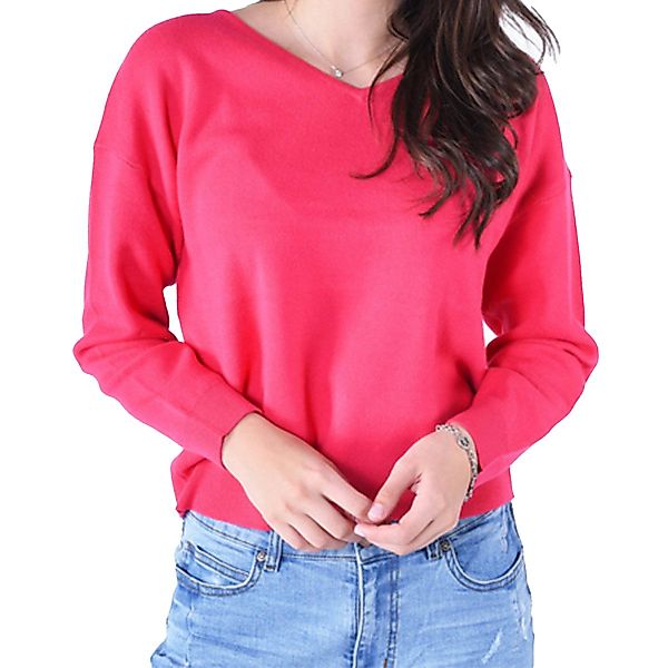 Kleinigkeit V-Ausschnitt-Pullover Wollma Hearteck günstig online kaufen