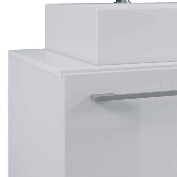 Waschtisch mit Keramikbecken in Weiß die Wandmontage günstig online kaufen