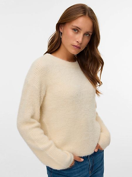 Vero Moda Strickpullover "VMPUFF LS O-NECK PULLOVER BOO" günstig online kaufen