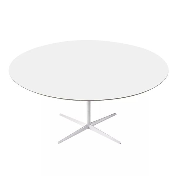 Arper - Eolo 0783 Tisch - weiß/Gestell weiß lackiert/MDF/H x Ø: 74 x 134cm günstig online kaufen