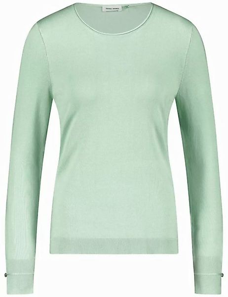 GERRY WEBER Rundhalspullover Langarmpullover aus nachhaltigem Feinstrick günstig online kaufen