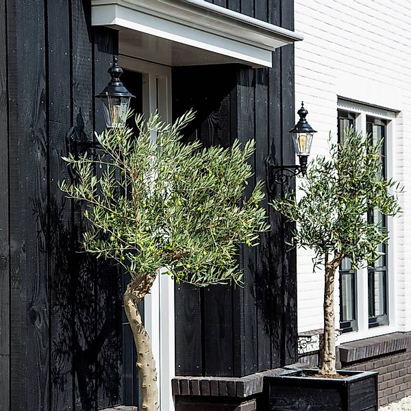 Nostalgische Außenwandleuchte Edam M, grün/kupfer günstig online kaufen