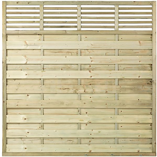 Sichtschutzzaun Newline Nadelholz druckimprägniert 180 cm x 180 cm günstig online kaufen