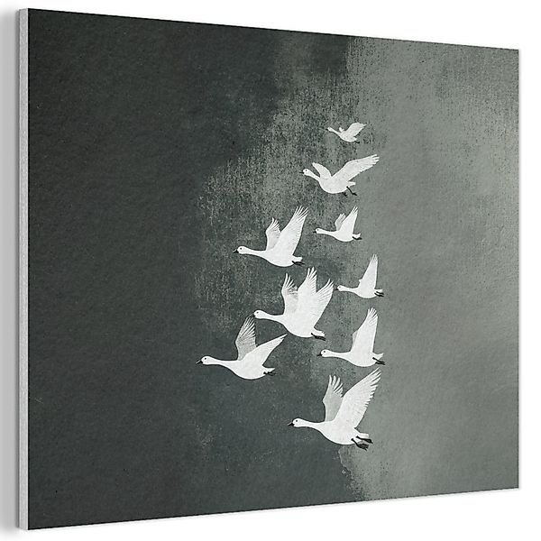 MuchoWow Gemälde Vogel - Japandi - günstig online kaufen
