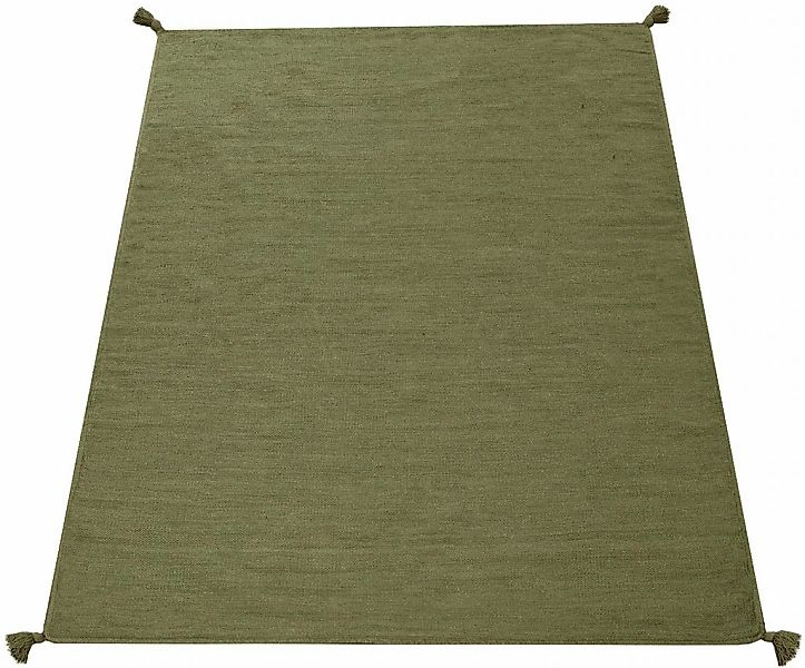 Paco Home Teppich "Kilim 210" rechteckig 12 mm Höhe Handgwebt, Flachgewebe, günstig online kaufen