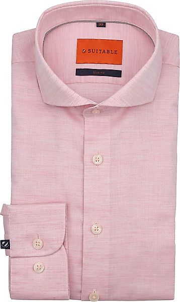 Suitable Melange Hemd Rosa - Größe 42 günstig online kaufen