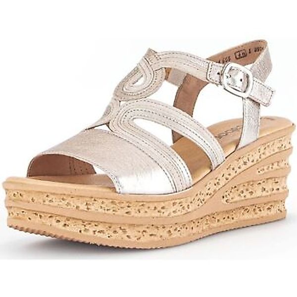 Gabor Sandalen Veloursleder Keilsandalette günstig online kaufen