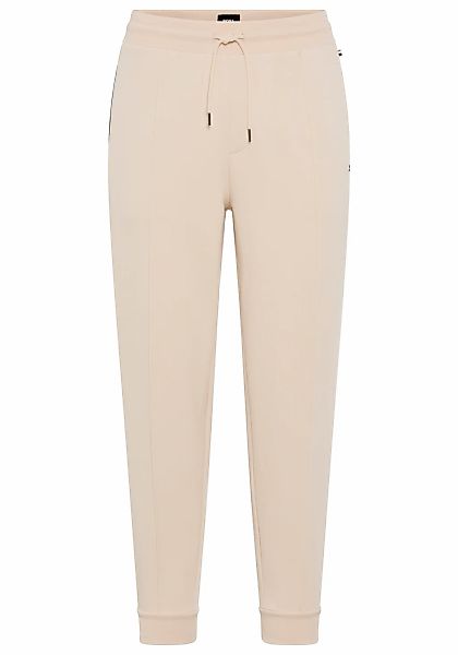 BOSS Jogginghose "Sense" aus Baumwoll-Mix mit kontrastierenden Einfassungen günstig online kaufen
