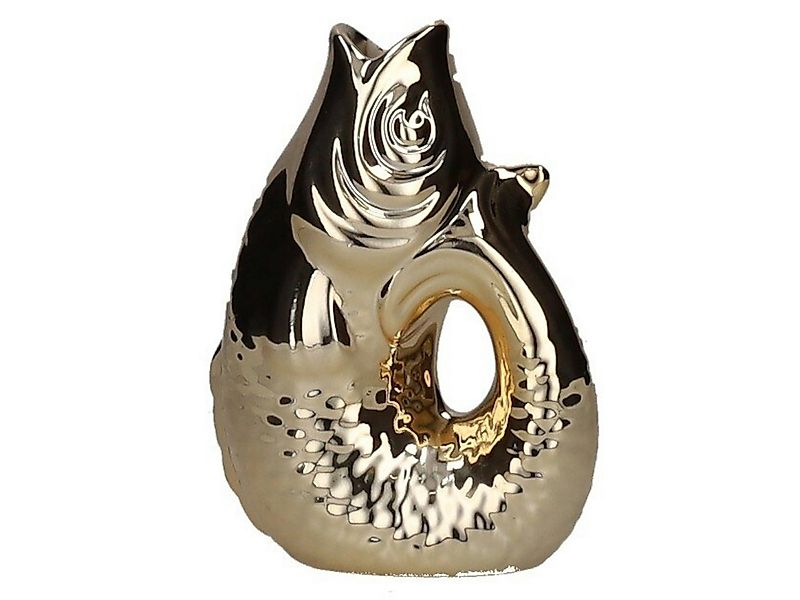 Giftcompany Dekovase Monsieur Carafon Vase / Karaffe Fisch XS gold 0,2l (Va günstig online kaufen